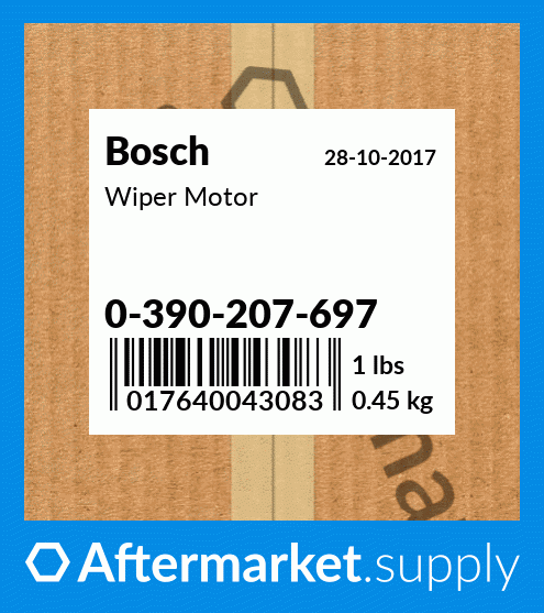 Original Bosch 0390207697 gearmotor