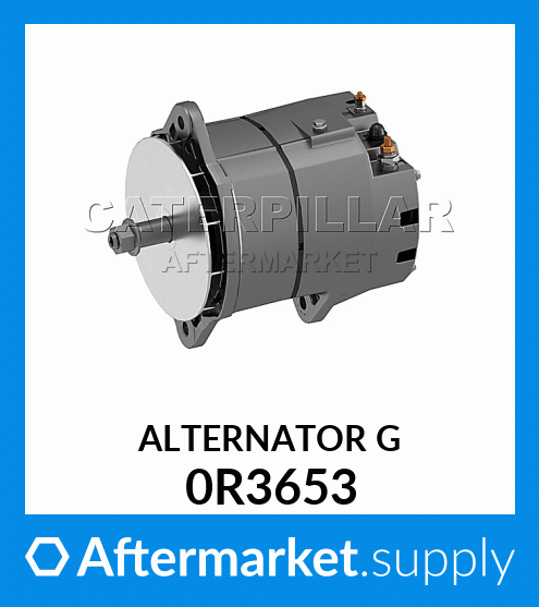 0R3653 - ALTERNATOR G (6T1395) fits Caterpillar | Price: $138.85