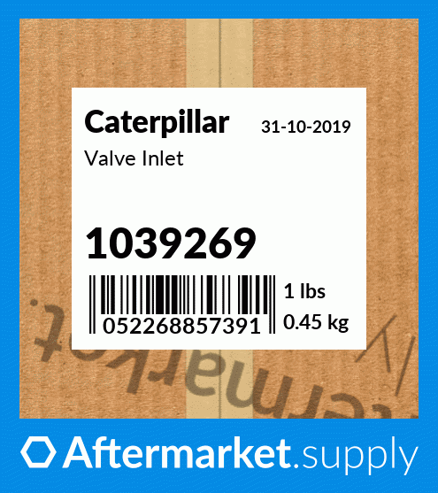 CAT VALVE-INLET 1039269 for Caterpillar 2335469