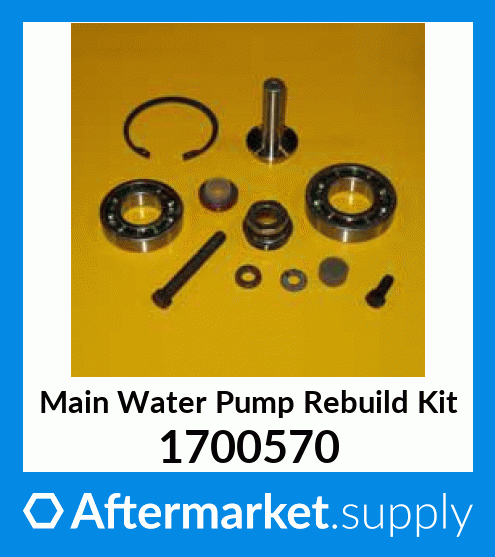 1700570 - Main Water Pump Rebuild Kit fits Caterpillar | Price