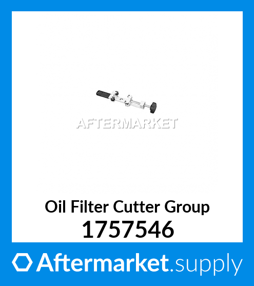 1757546 Oil Filter  Cutter  Group fits Caterpillar  