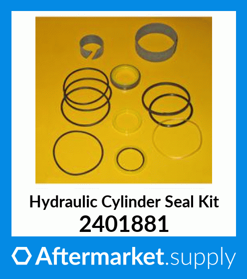 CAT Caterpillar 2401881 Aftermarket Hydraulic Cylinder Seal Kit by Kit King USA 