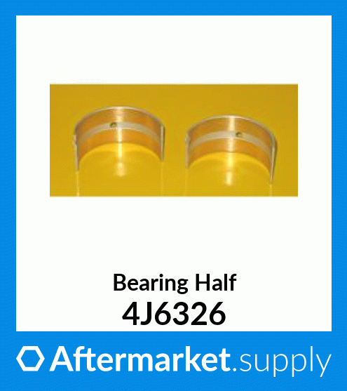 Half Bearing Pack of 2 4J6326 fits Caterpillar 657 951 953 D4E 141 4 5 55 6  955