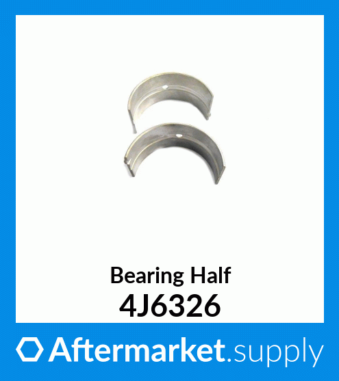 Half Bearing Pack of 2 4J6326 fits Caterpillar 657 951 953 D4E 141 4 5 55 6  955