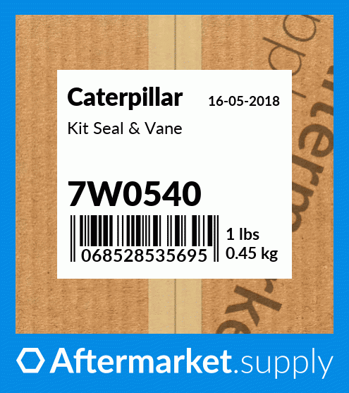7W0540 Seal & Vane Kit Fits Caterpillar G3304 G3306 G3306B G3406 G3408 G3412 SR4 