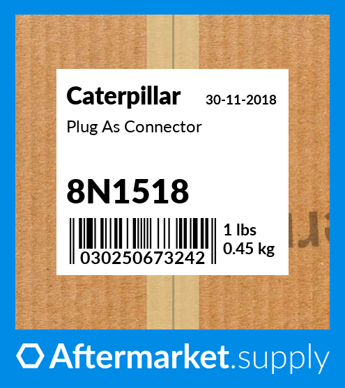 8n1518 Plug As Connector Fits Caterpillar Aftermarket Supply