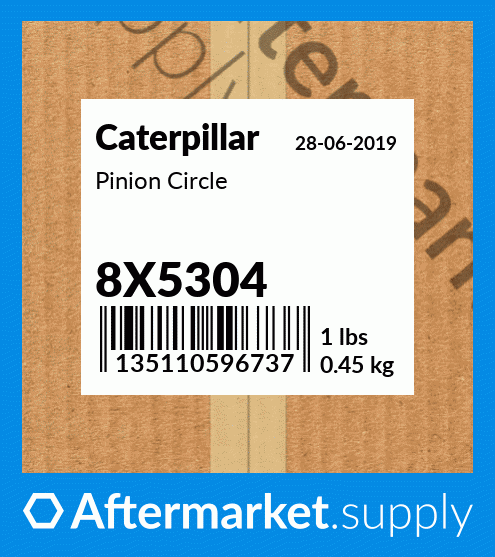 2618554 Pinion-Circle Fits Caterpillar 8X5304 14G 14H 14H NA 14M 