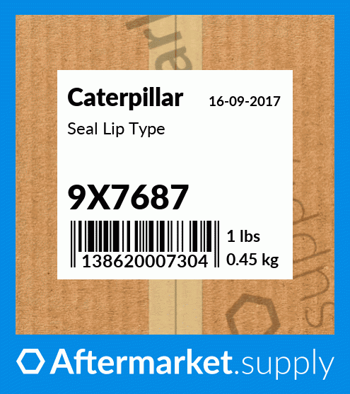 CATERPILLAR OIL SEAL 9X7687 MITSUBISHI