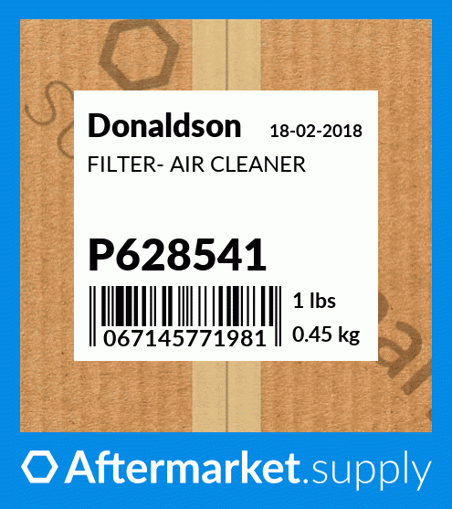 P628541 - FILTER- AIR CLEANER (DNP628541) fits Donaldson 