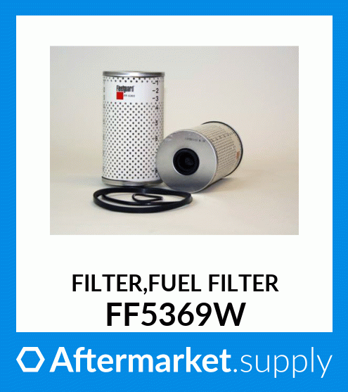 Case of 6 NEW Cummins Replacement Part Fleetguard Fuel Filter FF5369W 
