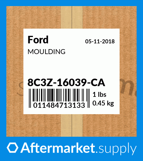 Genuine Ford 1L2Z-16039-BCA Bumper Bar Molding 