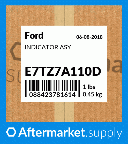 E7TZ7A110D - INDICATOR ASY (E7TZ7A110D) fits Ford | Price: $40