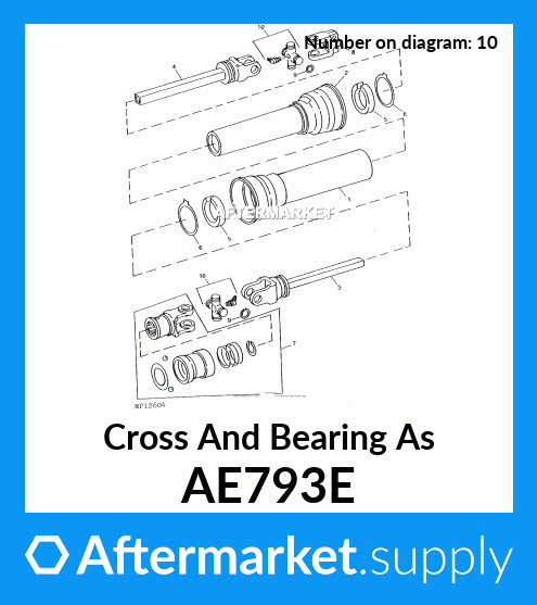 ae793e-cross-and-bearing-as-fits-john-deere-aftermarket-supply