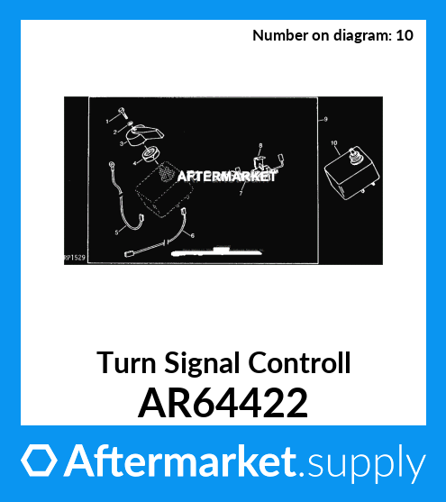 John Deere Original Equipment Turn Signal Controller #AR64422 