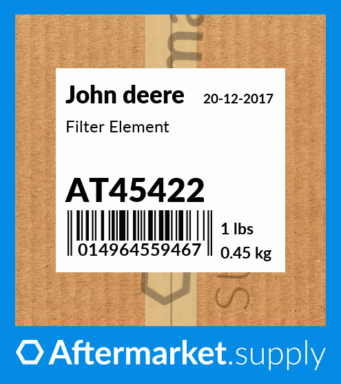 Paper Element Qty 2 AFE AT45422 John/Deere Direct Replacement