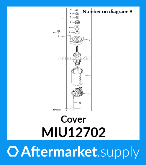 Miu12718 Filter Element Fits John Deere Aftermarketsupply