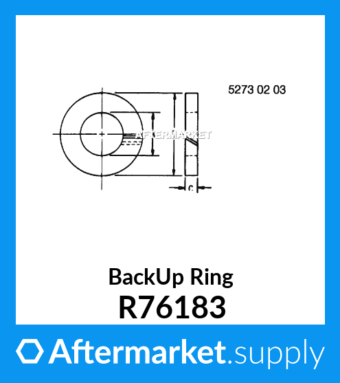 John Deere Back-Up Ring R30323 