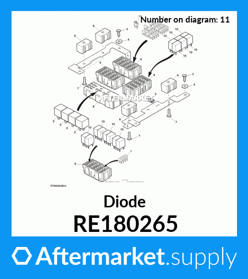 John Deere ELECTRICAL Relays And Fuses (020001 - )