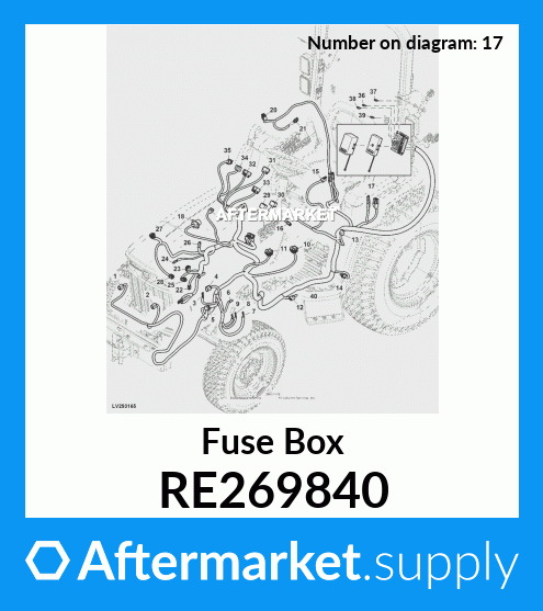 John Deere Fuse Box - RE269840