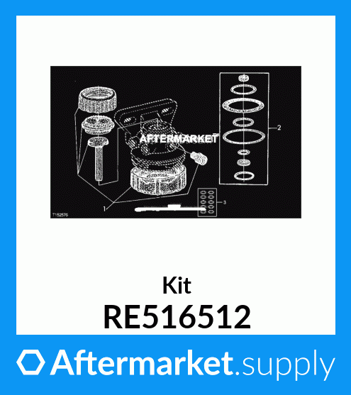 John Deere Original Equipment O-Ring Kit #RE516512 