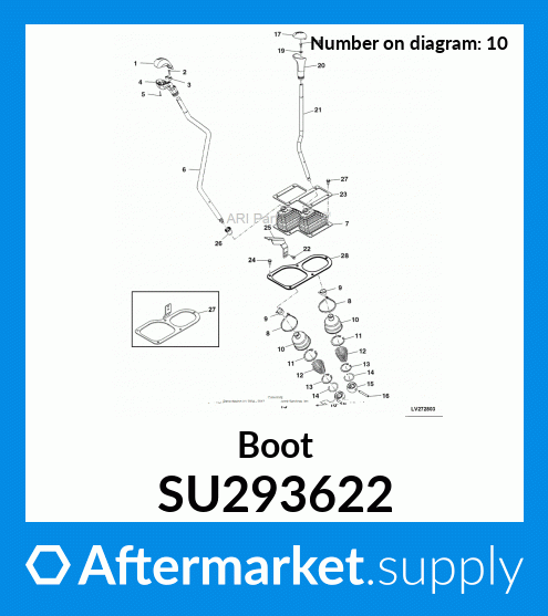 John Deere Original Equipment Boot #SU293622