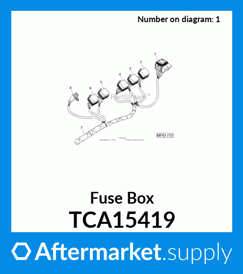 John Deere ELECTRICAL Relays And Fuses (020001 - )