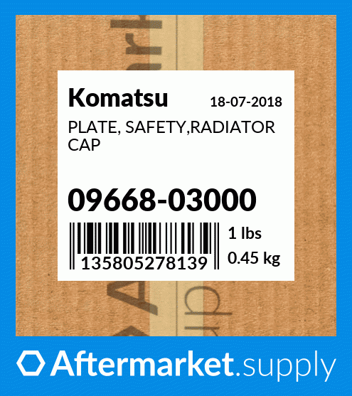 komatsu radiator cap