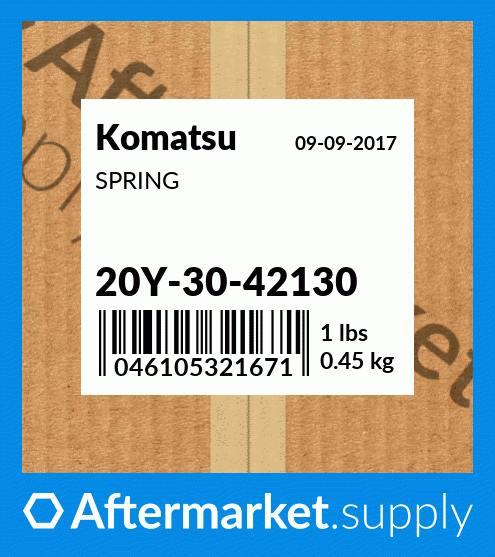 Aftermarket Komatsu Spacer 20Y-70-31391 