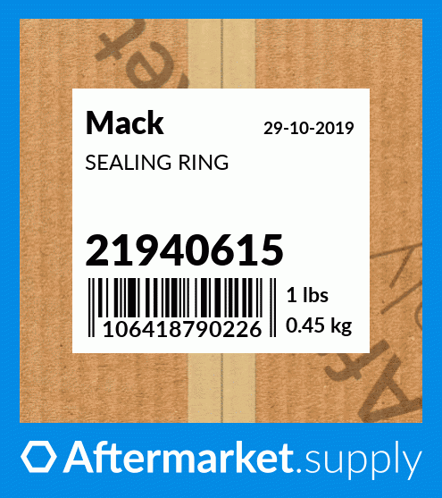 Sealing Ring Fits Mack Aftermarket Supply