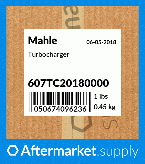 607TC20180000 - Turbocharger fits Mahle | Price: $550 to $1359.98