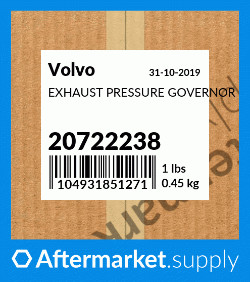 20722238 - EXHAUST PRESSURE GOVERNOR fits Volvo | AFTERMARKET.SUPPLY