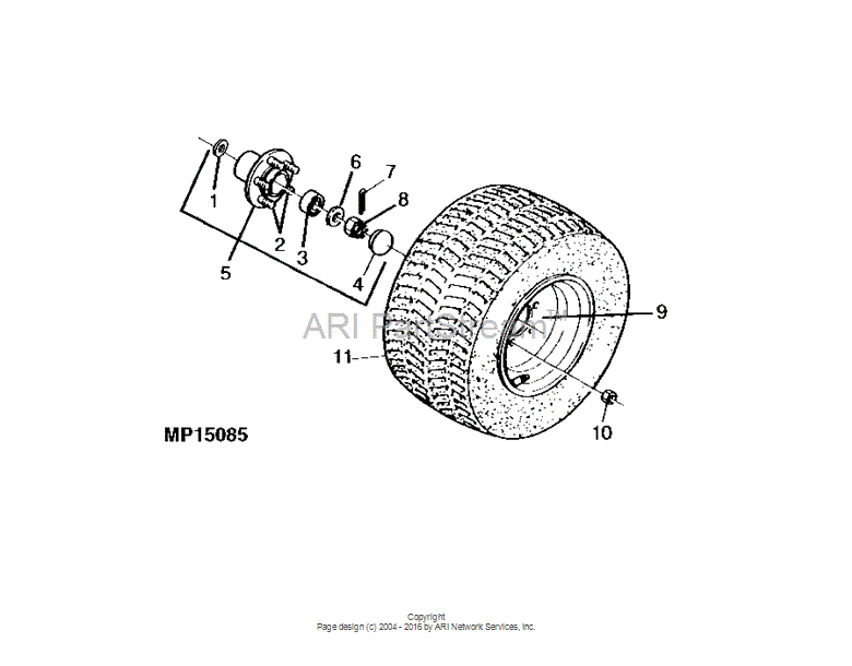 M119390 Rim M119390 - RIM fits JOHN DEERE | Price: $149.94 to $257.66