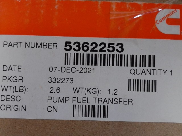 5362253 - FUEL PUMP (4935092, 4088507, M-4935092) fits CUMMINS | Price ...