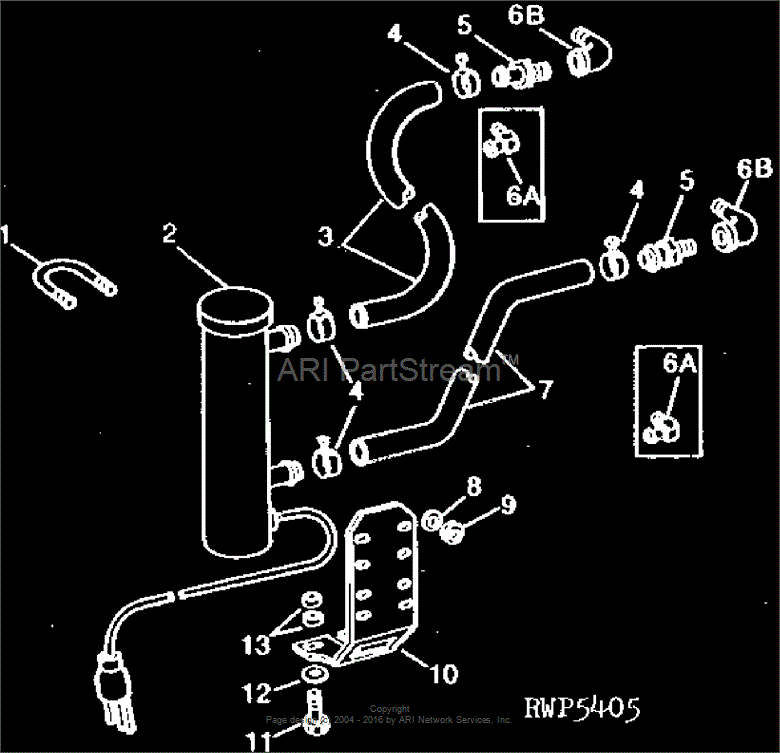 At280406 at27406 - COOLANT HEATER fits JOHN DEERE