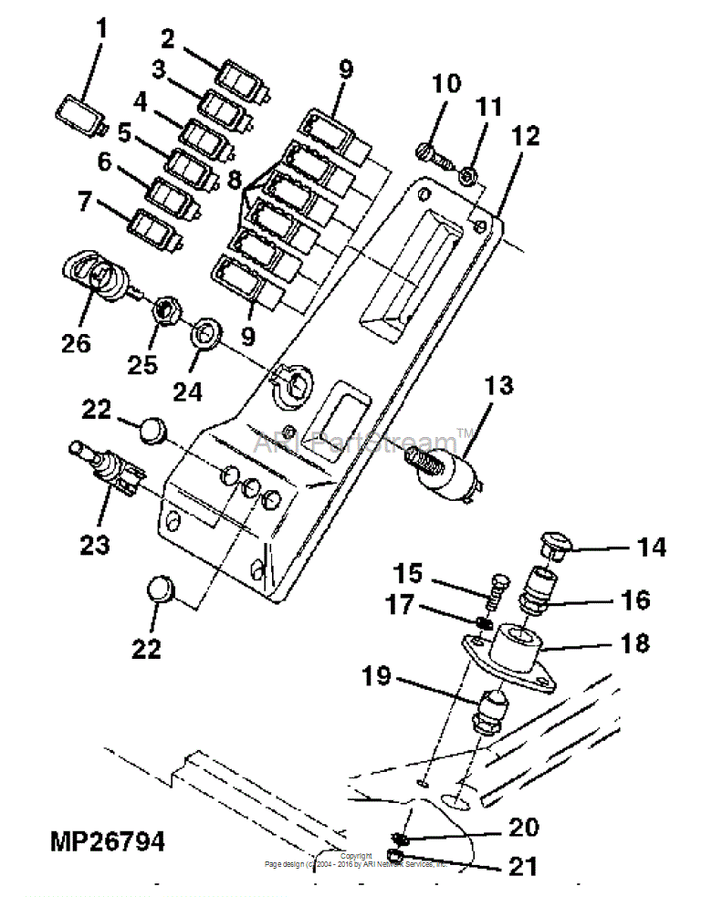 RE46534 - SWITCH fits JOHN DEERE | Price: $9.75 to $285.94