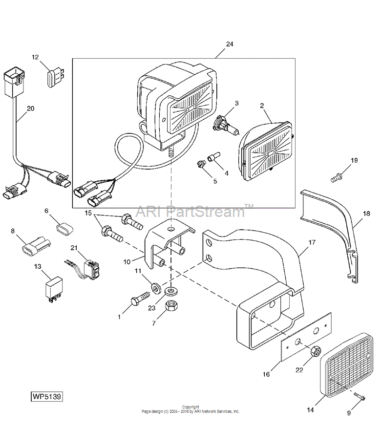 AL77589 - LAMP fits JOHN DEERE | Price: $146.86 to $158.55