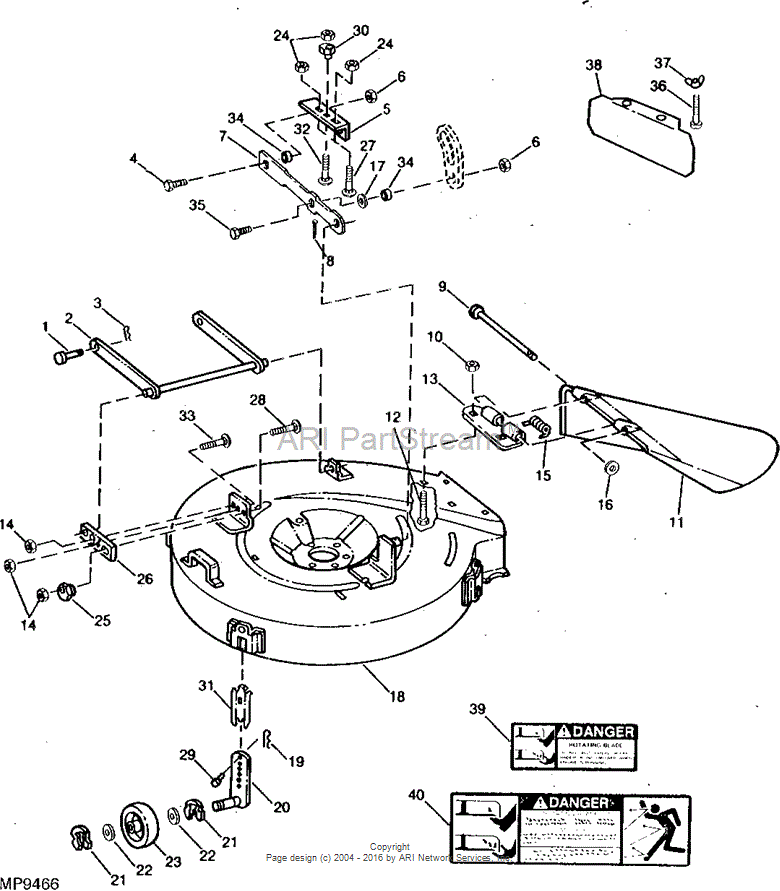 Svc on john deere mower hotsell