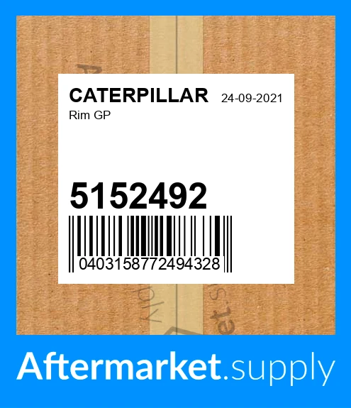 5152492 - Rim GP fits CATERPILLAR