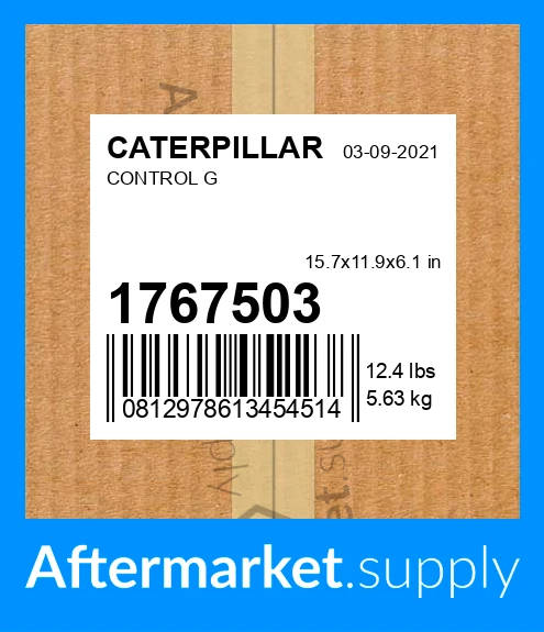 1767503 - CONTROL G fits CATERPILLAR | Price: $2,100.00 to $5,450.00
