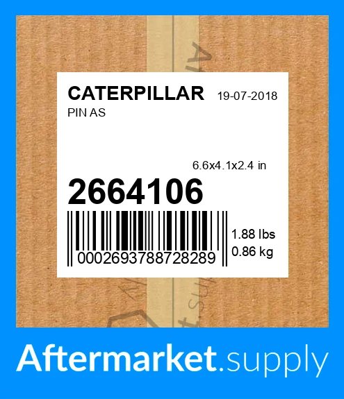 Pin 26680 2664106 - PIN AS fits CATERPILLAR