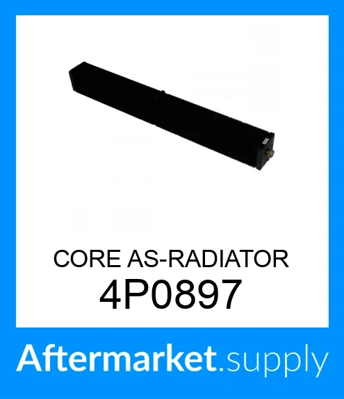 4P0897 - CORE AS-RADIATOR (7e6565, 7E6565) fits CATERPILLAR | Price:  $237.46 to $1,100.40