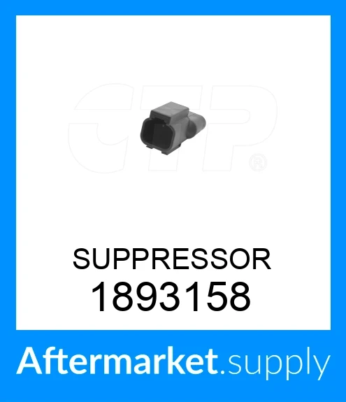 1893158 - SUPPRESSOR (1068704, 106-8704) fits CATERPILLAR | Price: $12. ...