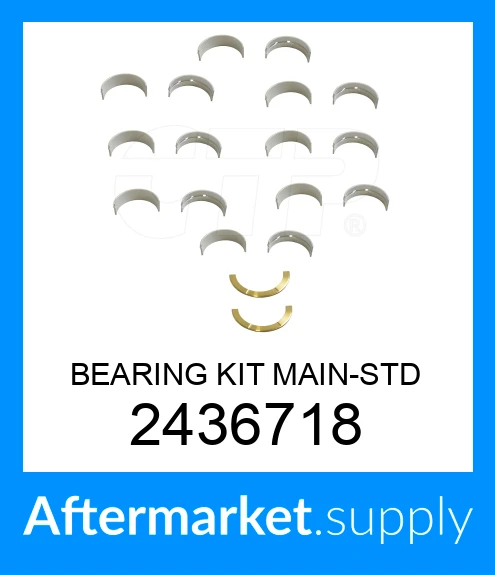 2436718 - BEARING KIT MAIN-STD (M-2436718) fits CATERPILLAR | Price ...