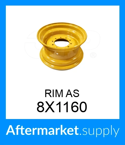 8X1160 - RIM AS (2520100, 2520100) fits CATERPILLAR | Price: $705.38 to ...