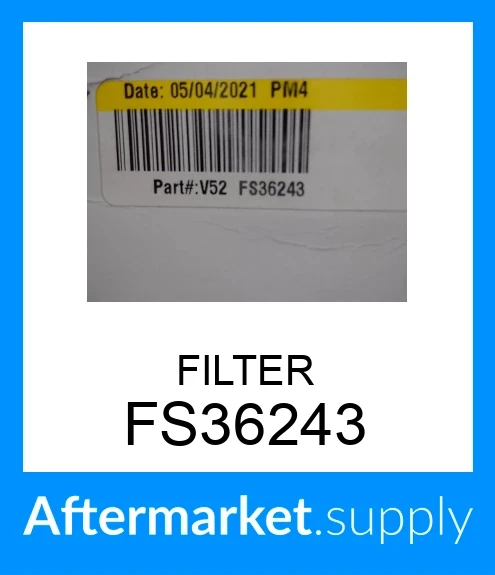 FS36243 - FILTER fits FLEETGUARD | Price: $16.93 to $200.00