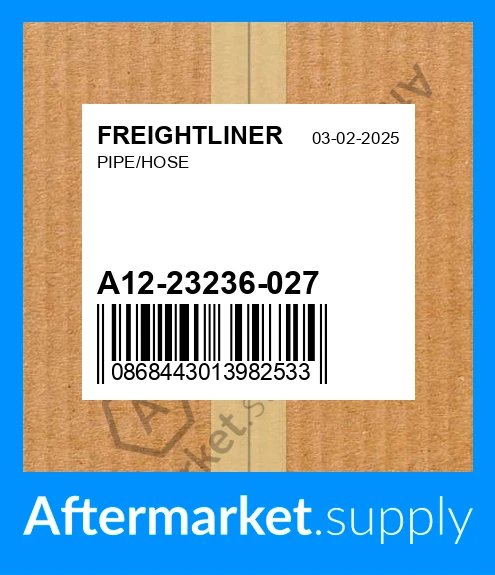 A12-23236-027 - PIPE/HOSE fits FREIGHTLINER | Price: $72.51 to $78.11