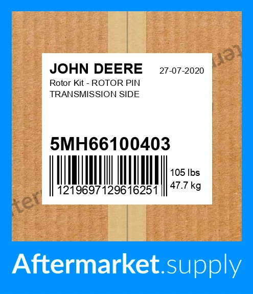 5mh66100403 - Rotor Kit - ROTOR PIN TRANSMISSION SIDE fits JOHN DEERE