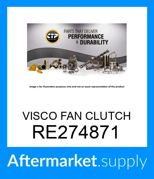 RE274871 - VISCO FAN CLUTCH fits JOHN DEERE | Price: $533.94 to $678.17