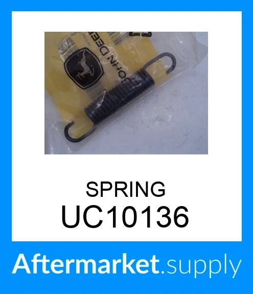 UC10136 - SPRING fits JOHN DEERE | Price: $4.08 to $19.39