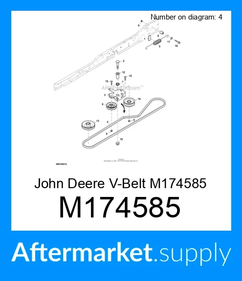 John deere x590 deck belt diagram online
